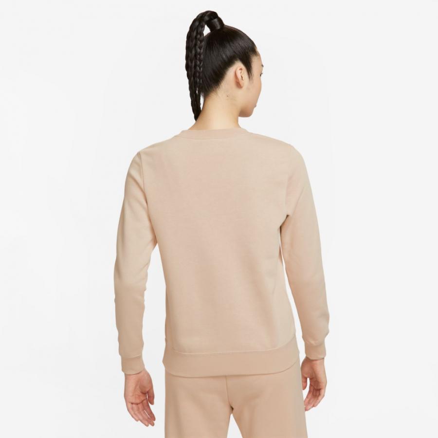 NIKE WS NSW CL フリース L/S クルー　ベージュ　新品 NIKE（ナイキ） レディース トレーナー ウィメンズ NSW クラブ STD