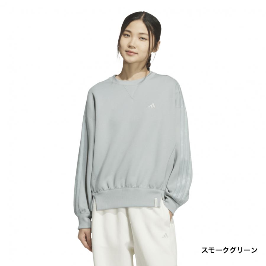 adidas（アディダス） レディース スウェット トレーナー スリー