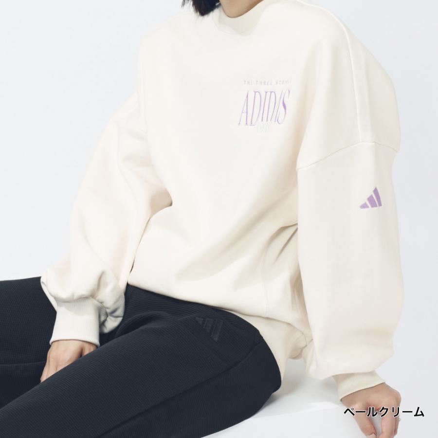 adidas（アディダス） レディース スウェット トレーナー バービージ