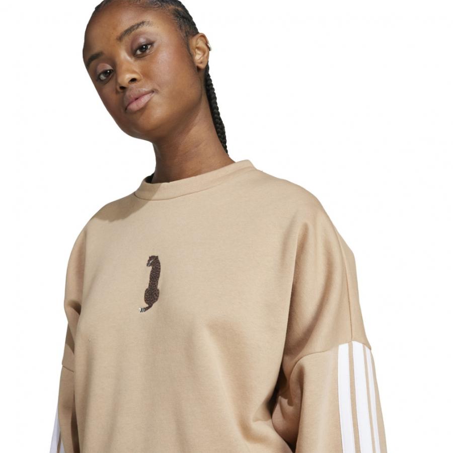 海外限定M ADIDAS Originals 長袖トレーナーKF5155 アディダス レディース スウェットトレーナー アニマル・グラフィック