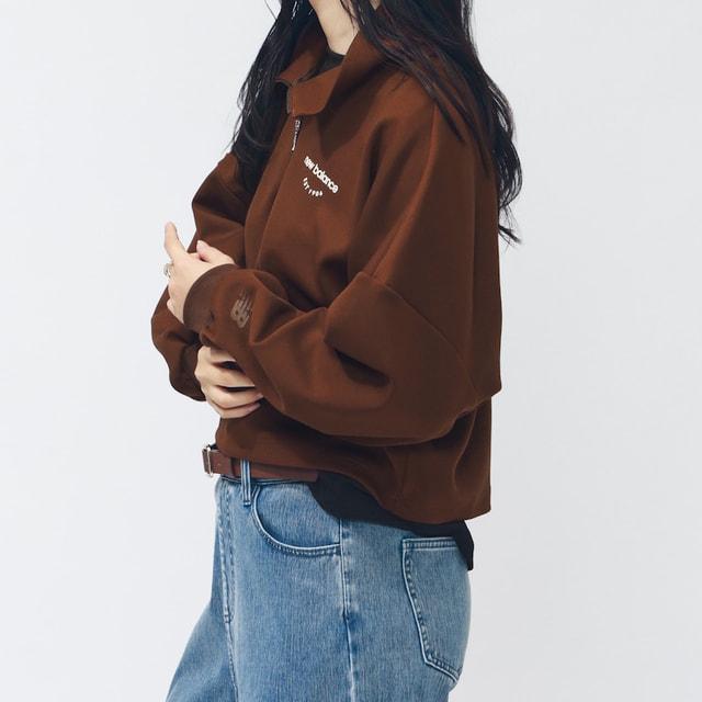 【茶実】new balance セットアップ ⚫️リバーシブルサイズ2 New Balance（ニューバランス） THE CITY レディース スウェット