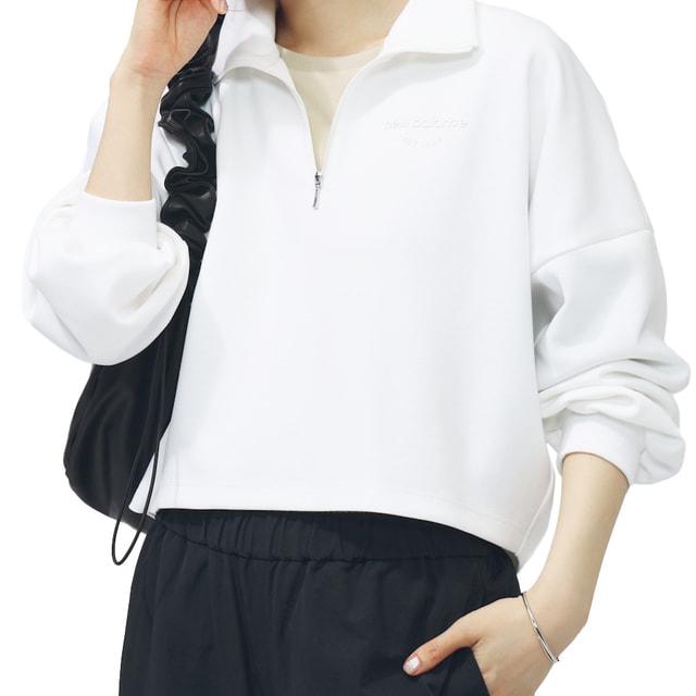 new balance グレー ハーフジップ スウェット　S　レディース New Balance（ニューバランス） THE CITY レディース スウェット
