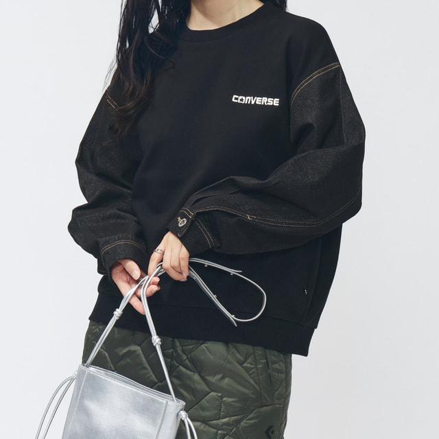 CONVERSE（コンバース） レディース スウェット トレーナー AP デニム