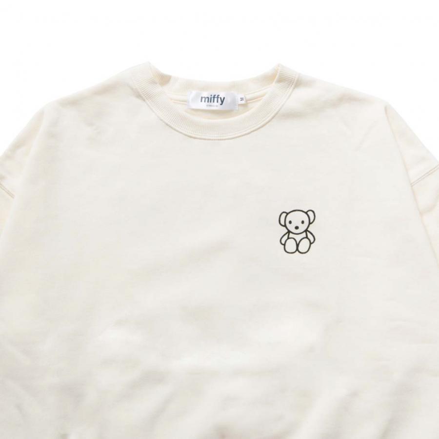 レディース スウェット トレーナー miffy バックグラフィック