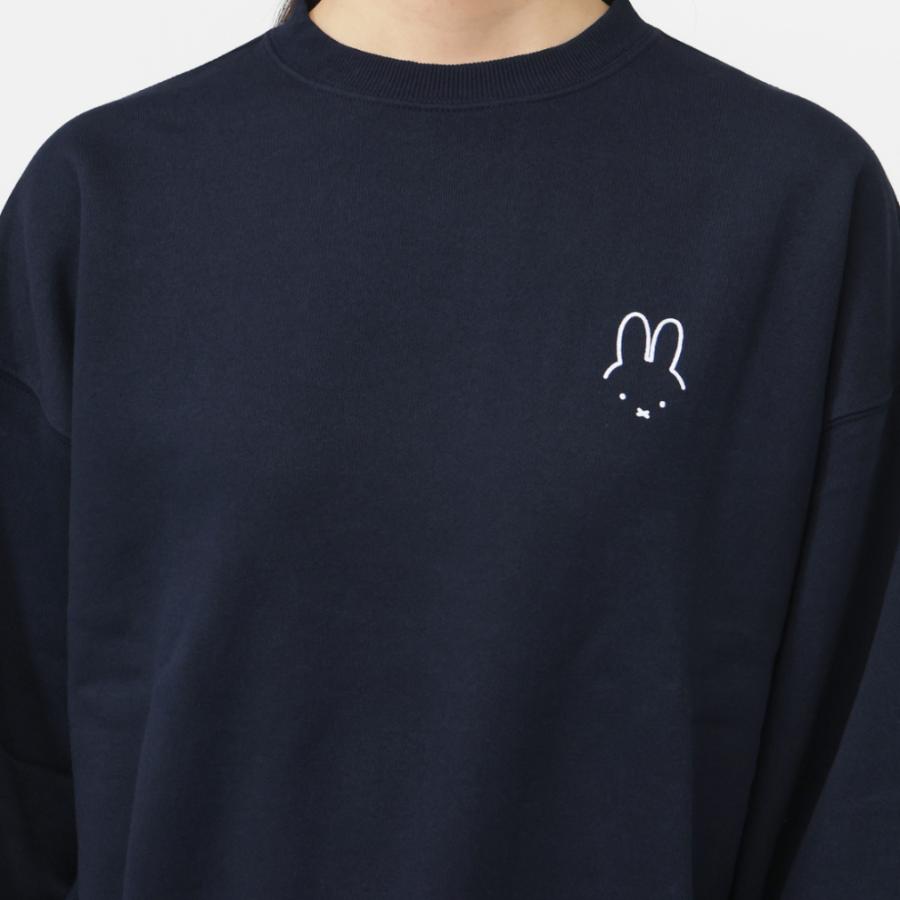 レディース スウェット トレーナー miffy バックグラフィック