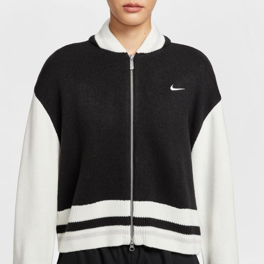 ナイキ ニットカーディガン 長袖 ジップアップ S 紺 HV2495-104 NIKE AS W NSW CARDIGAN STREET LT OREWOOD BRN/MIDNIGHT NAVY/SAIL