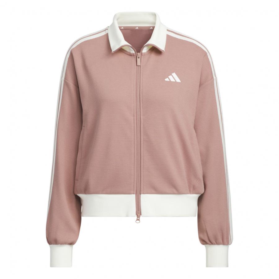 adidas（アディダス） レディース 長袖 ジャージ ジャケット ワッフル