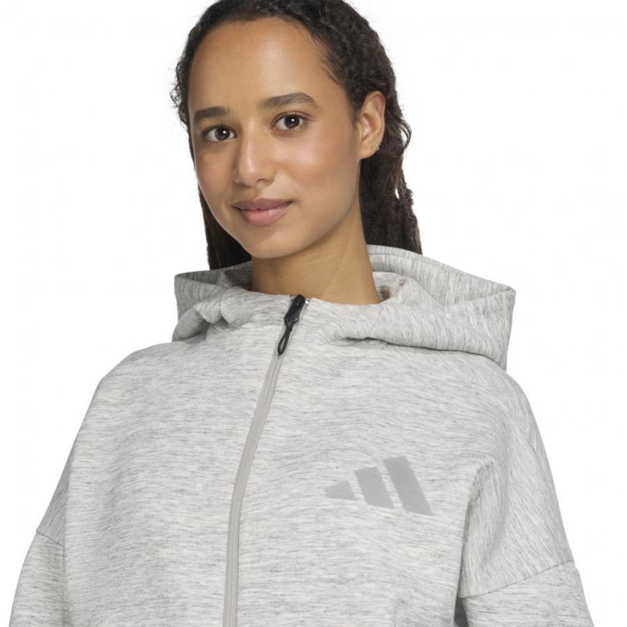 adidas（アディダス） レディース スウェット フルジップ adidas