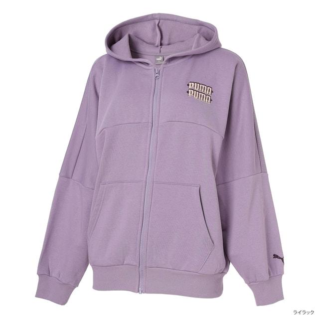 PUMA（プーマ） レディース スウェット フルジップ YOS スウェット 