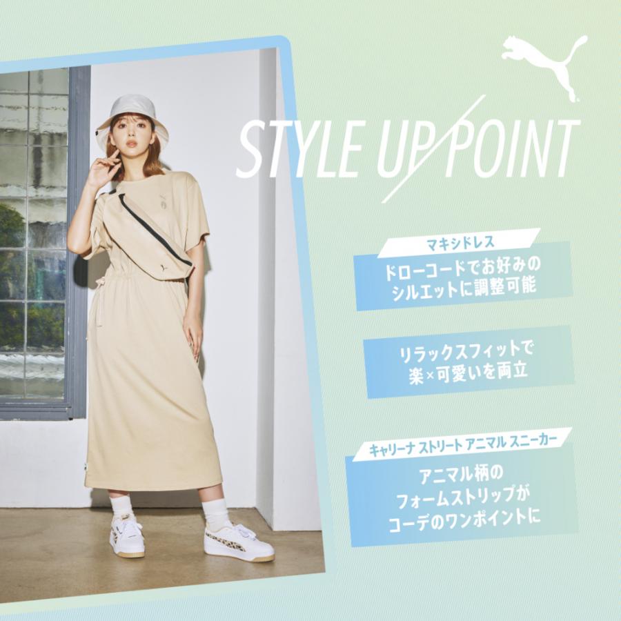 PUMA プーマ レディース ワンピース マキシドレス ドローコード PUMA プーマ レディース ワンピース マキシドレス ドローコード