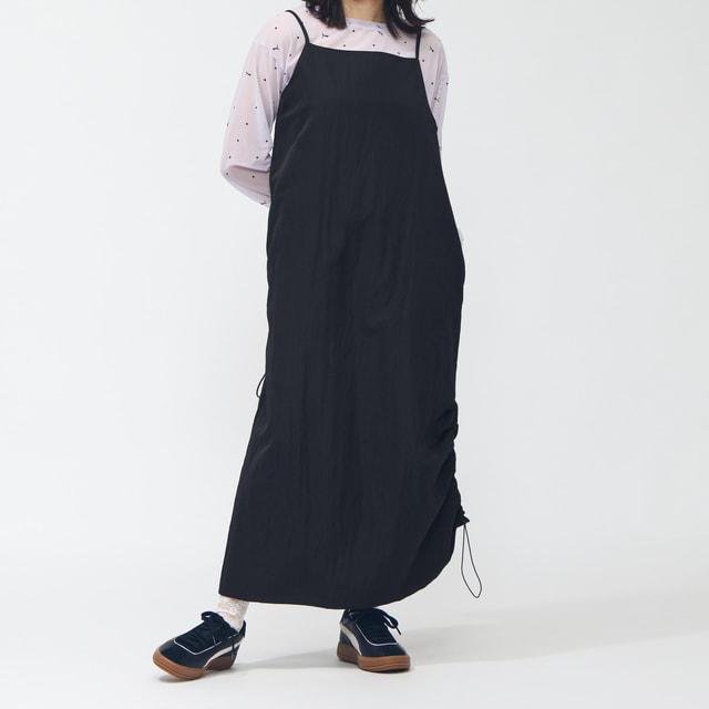 Puma レディース ブラック ワンピース L PUMAベルトブラック PUMA（プーマ） レディース ワンピース AUTUMN メッシュ ラインド