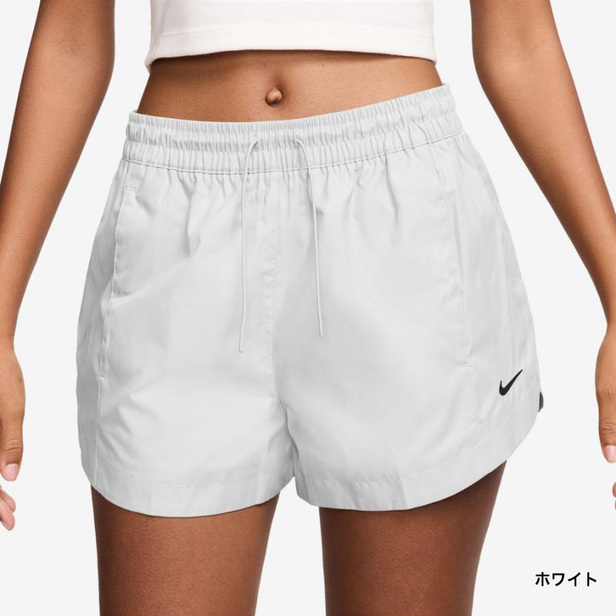 Nike ホワイト ショートパンツ NIKE（ナイキ） レディース ショートパンツ ウィメンズ NSW WR WVN MR