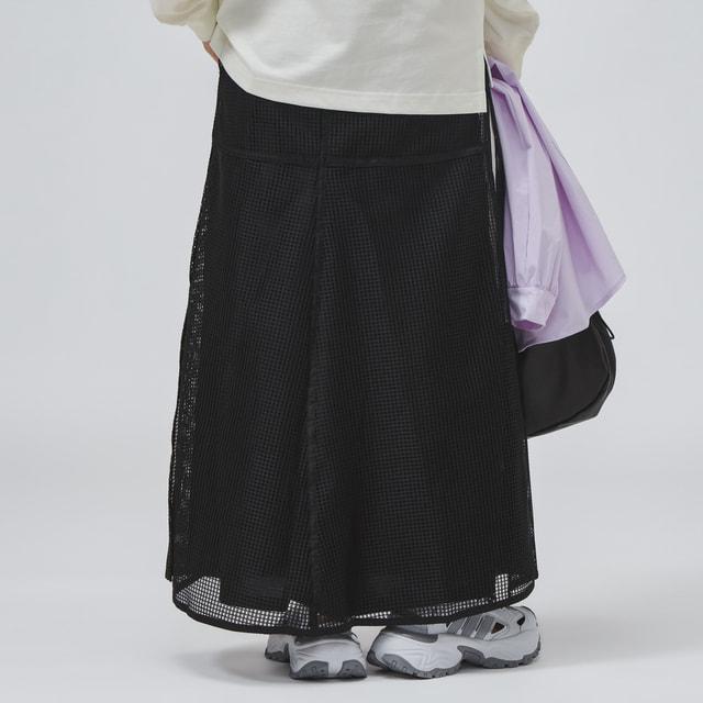 【新品未使用】adidas メッシュスカート マルチカラー adidas アディダス ロングスカート レディース メッシュ LUX CA
