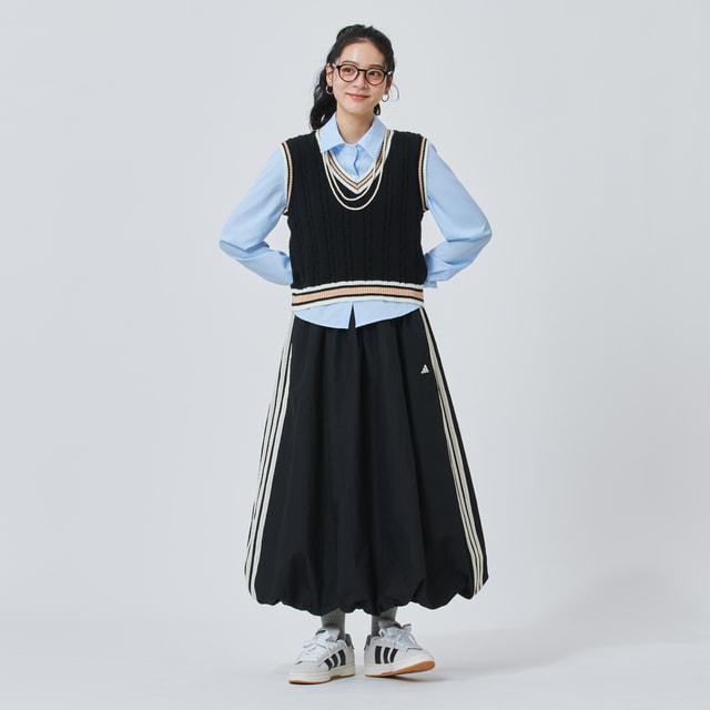 アディダス レディース PRISM COLLECTION バルーンスカート OGP73 KM2426 KM2425 スポーツウェア アルペン・スポーツデポ限定 adidasの画像