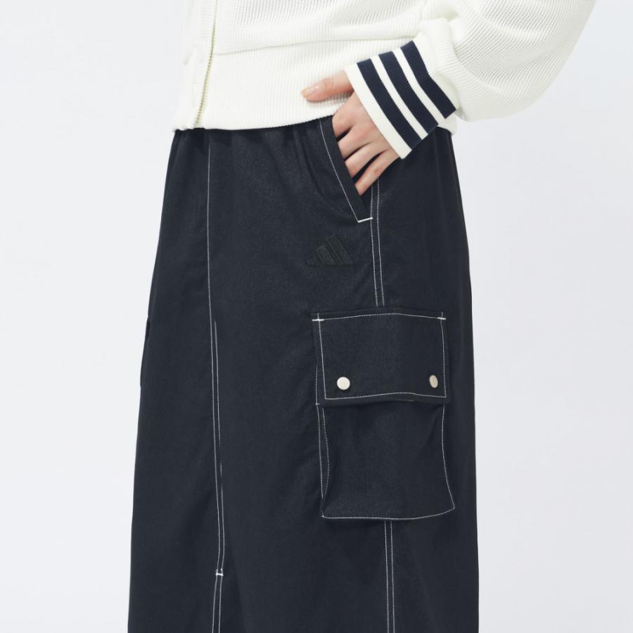 adidas（アディダス） レディース スカート デニムライク ストレッチ