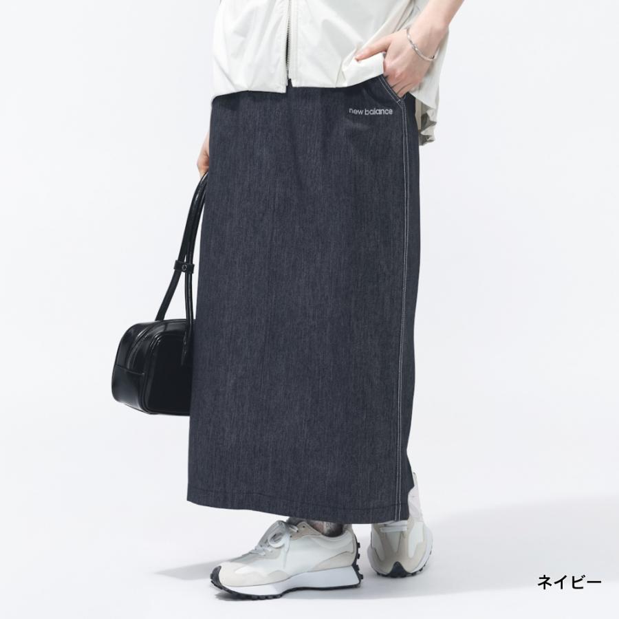 ニューバランス THE CITY レディース スカート デニムスタイルスカート WB61E09A スポーツウェア New Balanceの画像