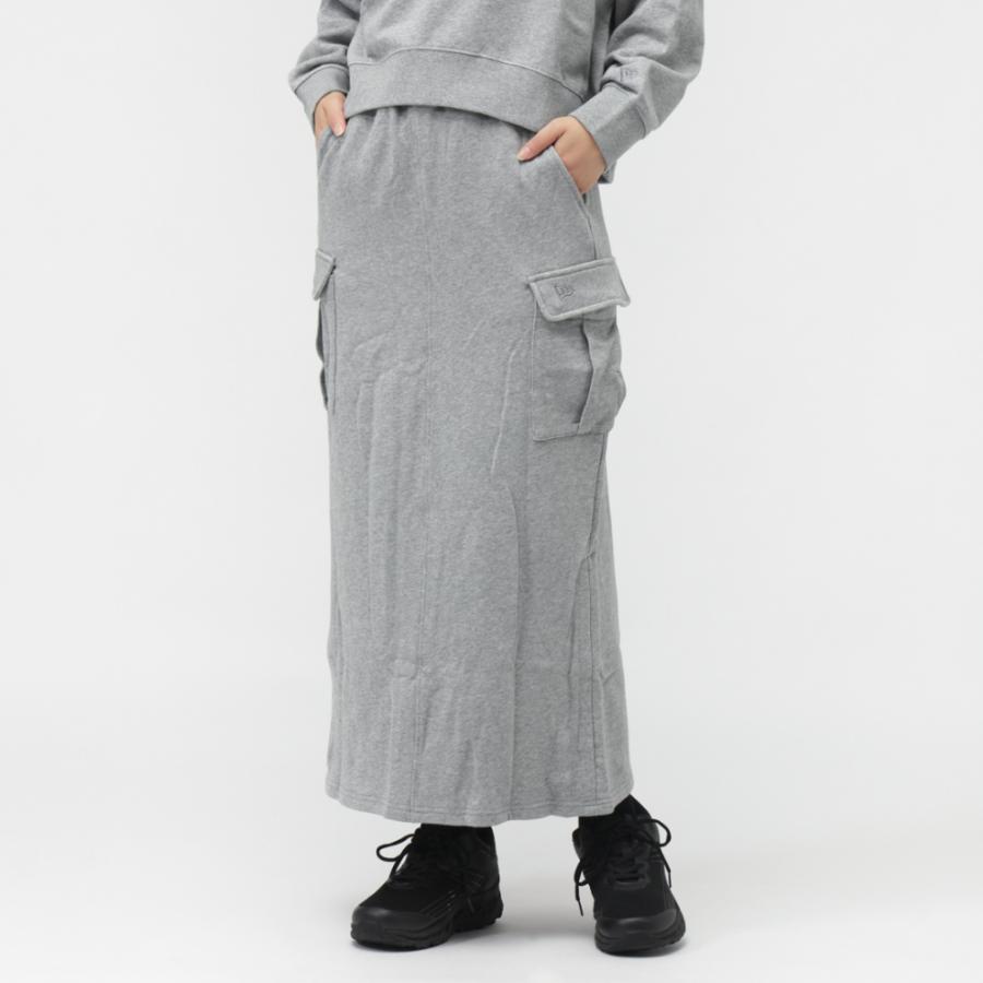 NEW ERA（ニューエラ） レディース スカート WS SWEAT CARGO SKIRT GRY
