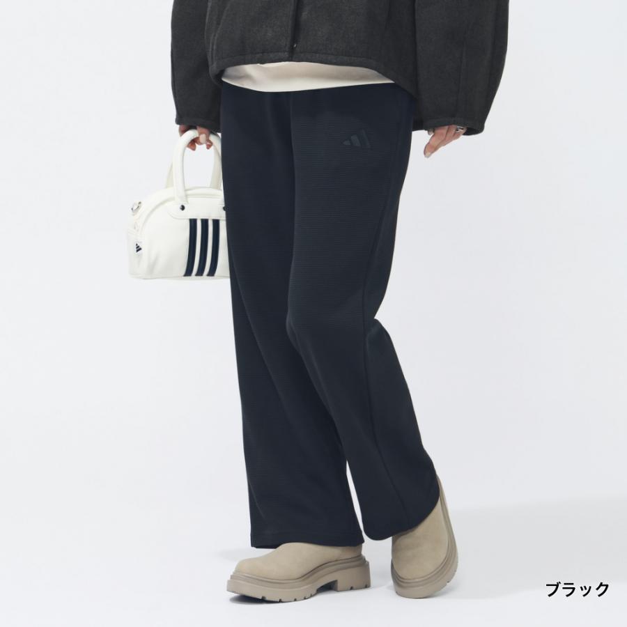 adidas（アディダス） レディース ロングパンツ ワッフル ルーズ