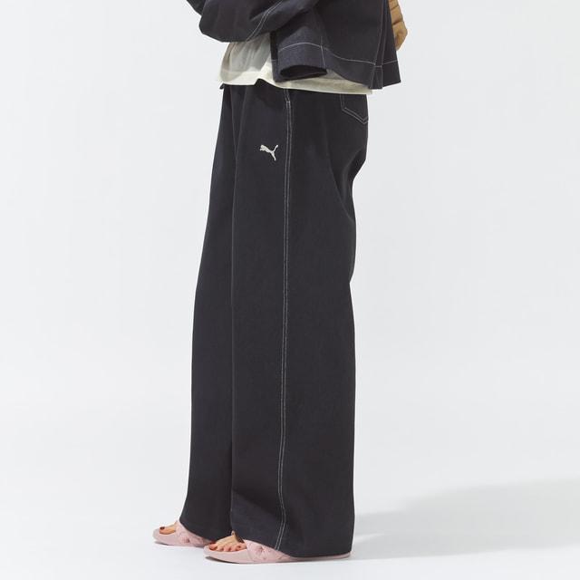 PUMA（プーマ） レディース ロングパンツ ESS ELEVATED デニムライク
