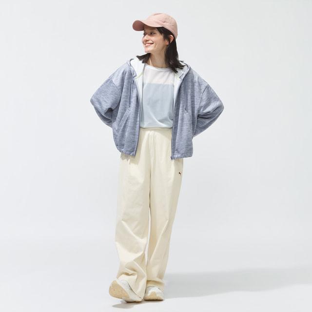 PUMA（プーマ） レディース ロングパンツ ESS ELEVATED デニムライク
