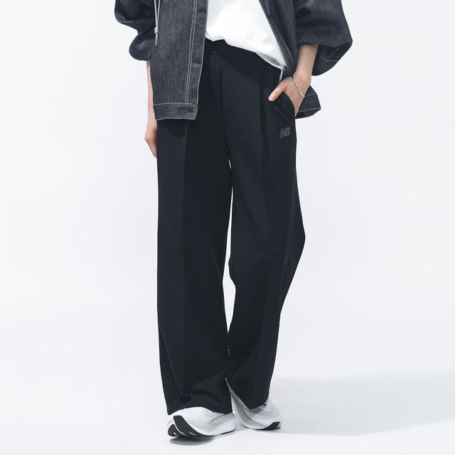 美品 ニューバランス THE CITY セットアップ S 黒 洗える ストレッチ New Balance（ニューバランス） THE CITY レディース ロングパンツ