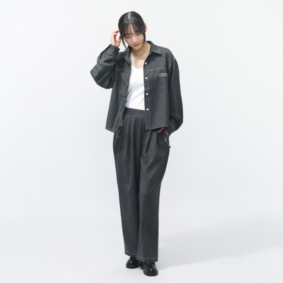 CONVERSE（コンバース） レディース ロングパンツ SYNTHETIC DENIM