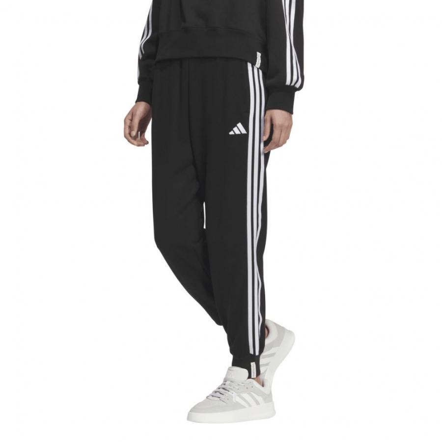 【ブラック】スウェット テーパード ロングパンツ (WOMENS) TIGORA（ティゴラ） レディース スウェット ロングパンツ テック