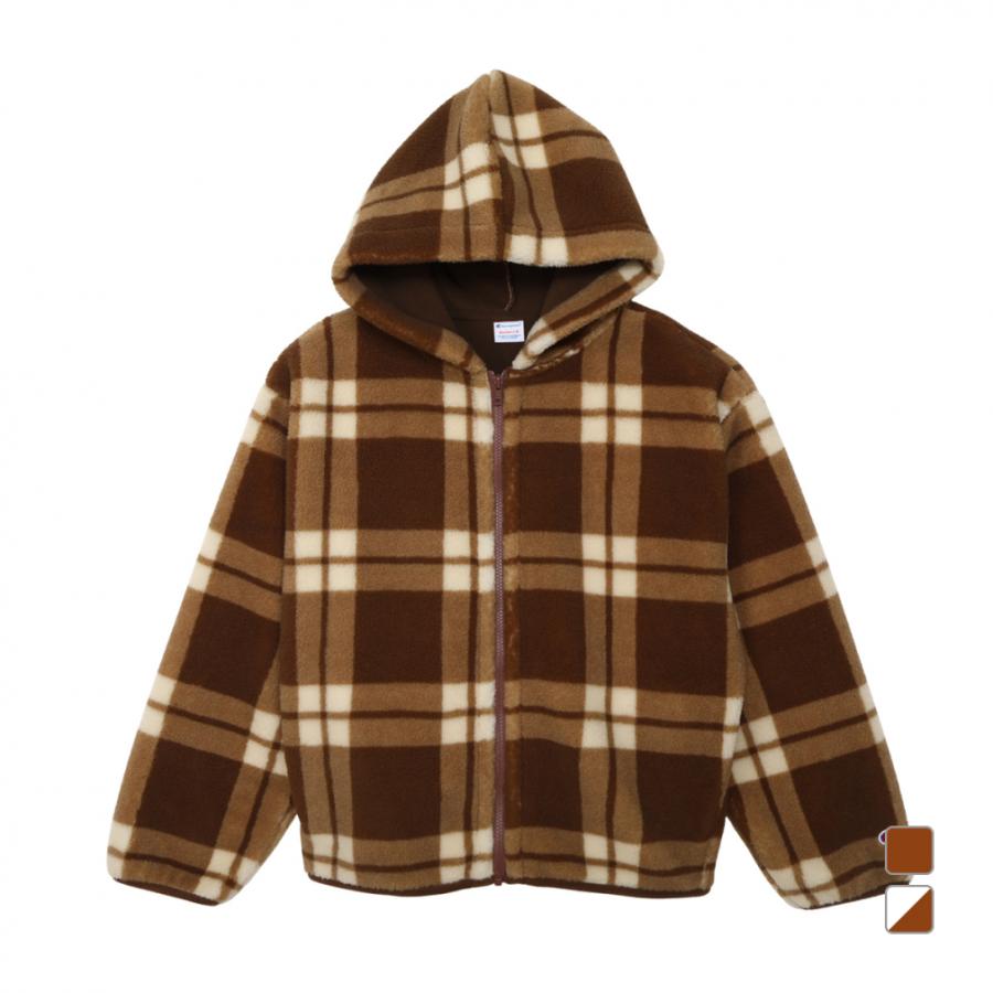 Champion（チャンピオン） レディース フリースジャケット CHECK ZIP