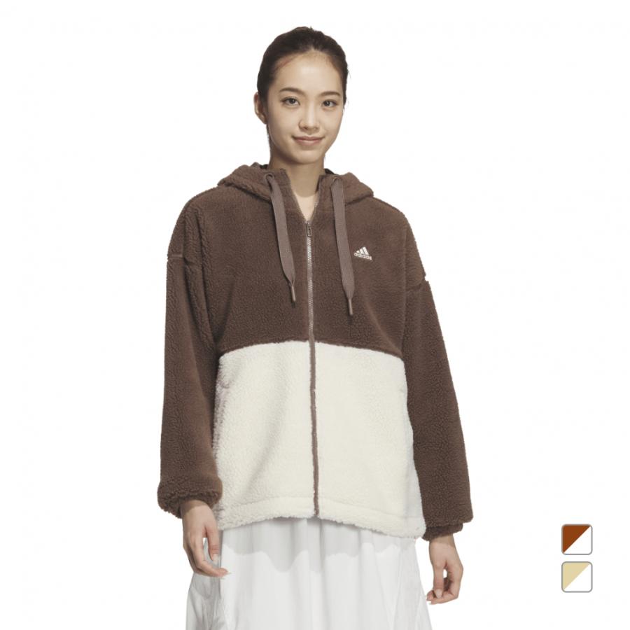 adidas アディダス レディース フリースジャケット BOA ルーズ adidas アディダス レディース フリースジャケット BOA ルーズ