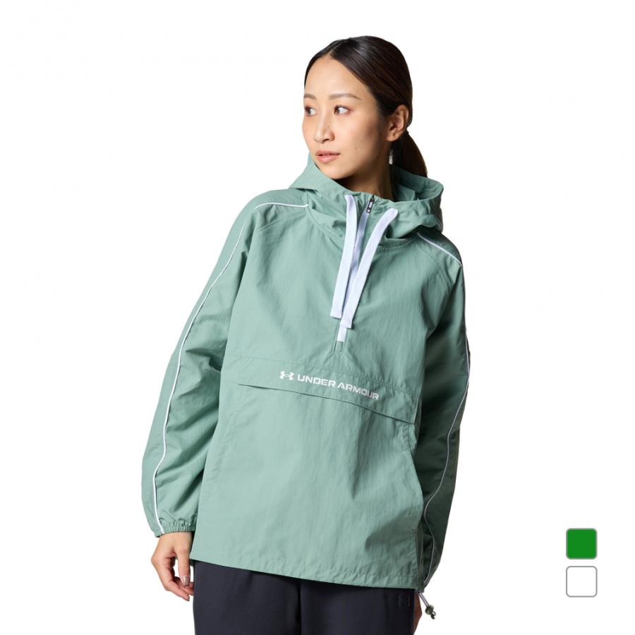 UNDER ARMOUR ナイロンアノラック ウインドプルオーバー サイズＸＬ UNDER ARMOUR（アンダーアーマー） レディース ウインドハーフジップ