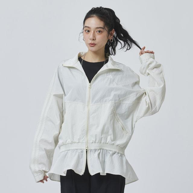 adidas アディダス 限定 トラックジャケットダー ホワイトS～。 adidas（アディダス） レディース PRISM COLLECTION ウーブントラック