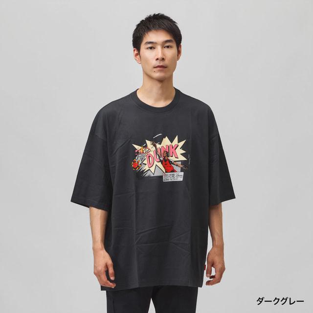 赤い公園　NOW ON AIR Tシャツ　Lサイズ　黒　グレー ジョーダン メンズ 半袖 Tシャツ BRK S COMIC 96 S/S クルー IV5198