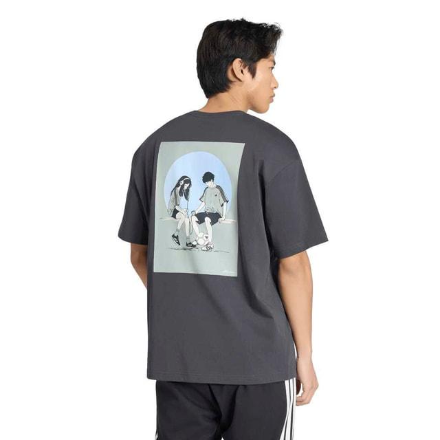 adidas（アディダス） メンズ 半袖 Tシャツ アニメ グラフィック