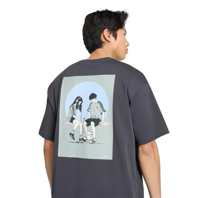 adidas（アディダス） メンズ 半袖 Tシャツ アニメ グラフィック