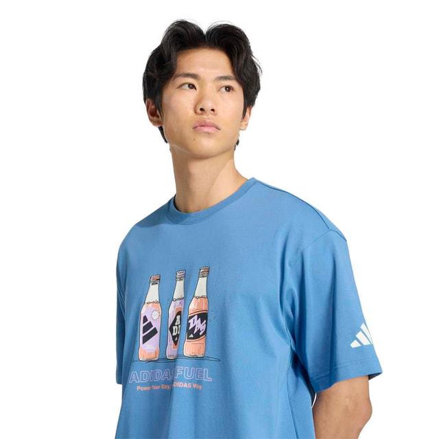 adidas（アディダス） メンズ 半袖 Tシャツ ドリンク グラフィック