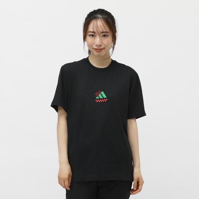 adidas（アディダス） メンズ 半袖 Tシャツ ラウンジ ピザグラフィック