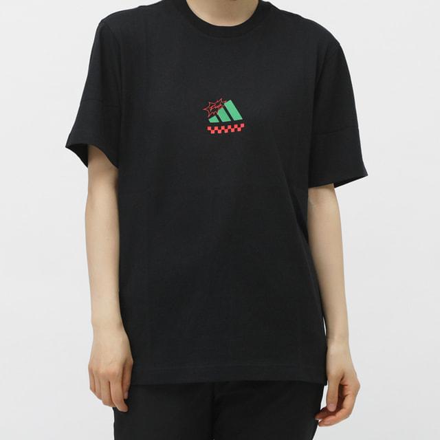 adidas（アディダス） メンズ 半袖 Tシャツ ラウンジ ピザグラフィック