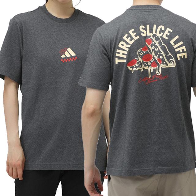 adidas（アディダス） メンズ 半袖 Tシャツ ラウンジ ピザグラフィック