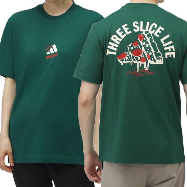 adidas（アディダス） メンズ 半袖 Tシャツ ラウンジ ピザグラフィック