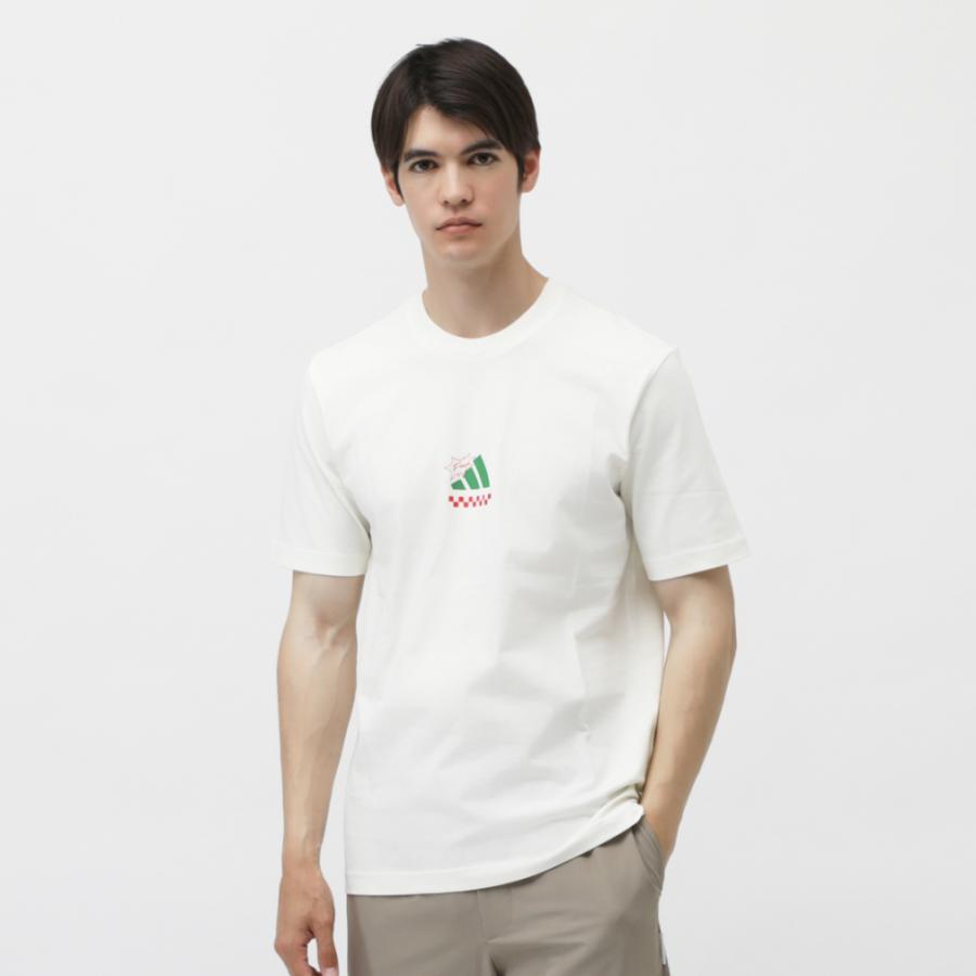 半袖Tシャツ ウェア adidas（アディダス） メンズ 半袖 Tシャツ ラウンジ ピザグラフィック