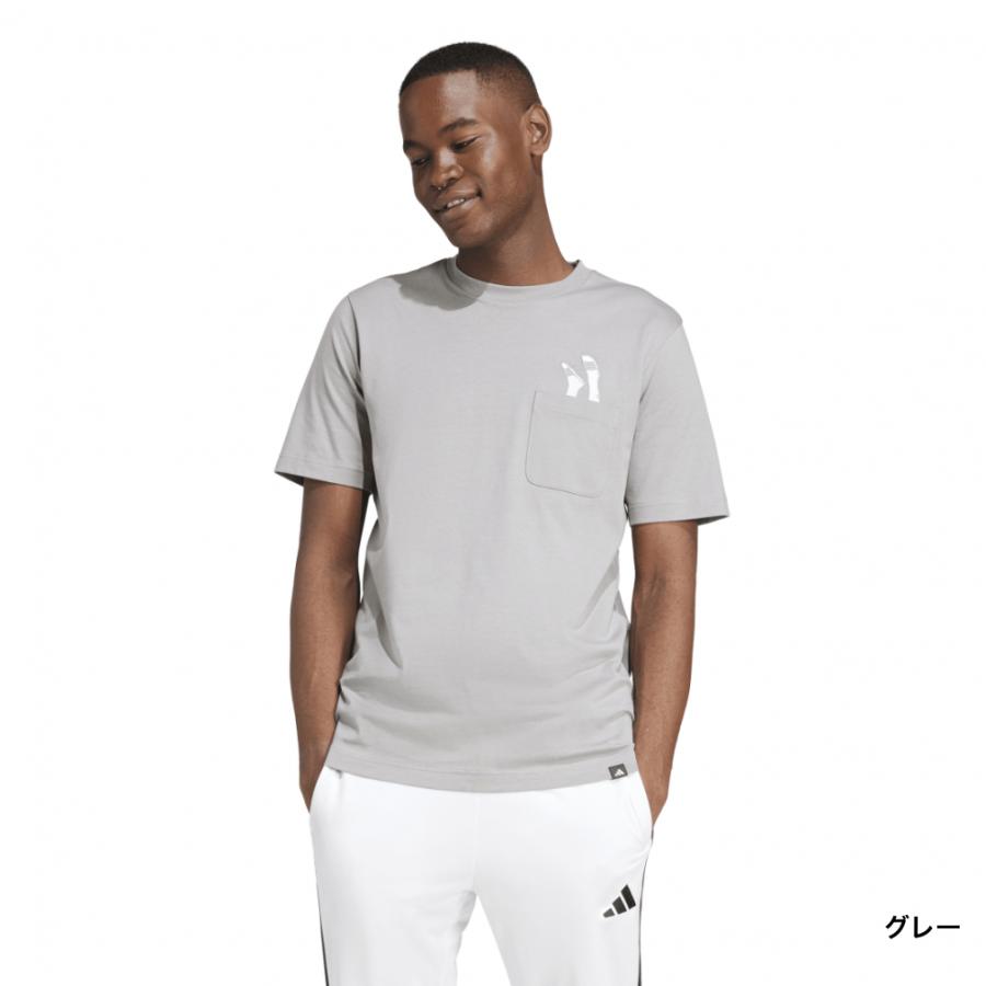adidas（アディダス） メンズ 半袖Tシャツ ラウンジ サンダル