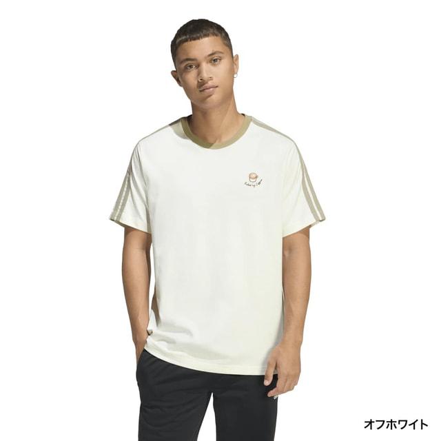 CLOTH&CROSS Coffee ロゴ 半袖Tシャツ adidas（アディダス） メンズ 半袖 Tシャツ ラックス コーヒー カフェ