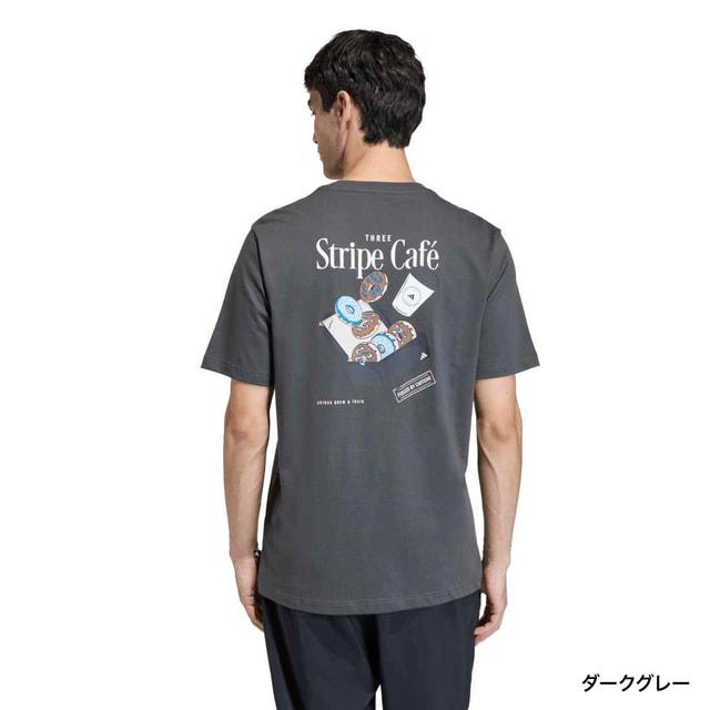 adidas（アディダス） メンズ 半袖 Tシャツ コーヒー カフェ