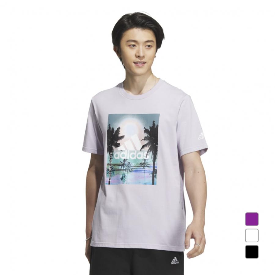 adidas アディダス メンズ 半袖 Tシャツ パームツリー