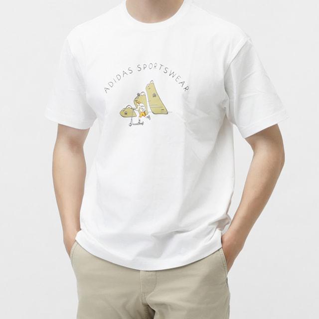 adidas（アディダス） メンズ 半袖 Tシャツ M グラフィック Tシャツ AP