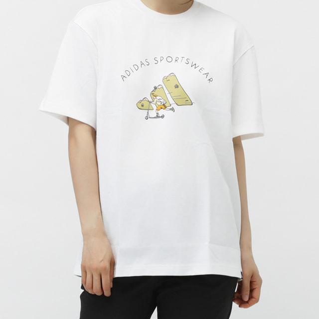 Bravest Studios シャツ　半袖 adidas（アディダス） メンズ 半袖 Tシャツ M グラフィック Tシャツ AP