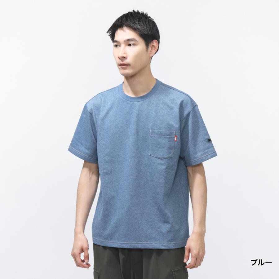 PUMA（プーマ） メンズ 半袖 Tシャツ ESS ELEVATED デニム ライク SS T
