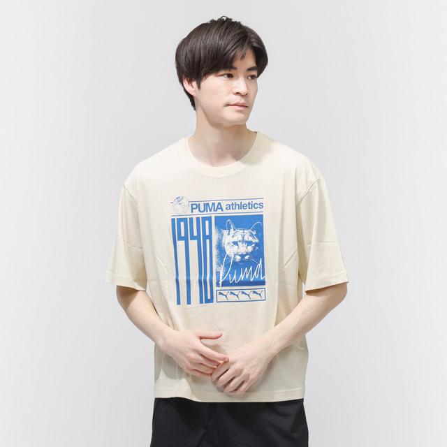 PUMA（プーマ） メンズ 半袖 Tシャツ GRAPHIC フォトプリント Tシャツ