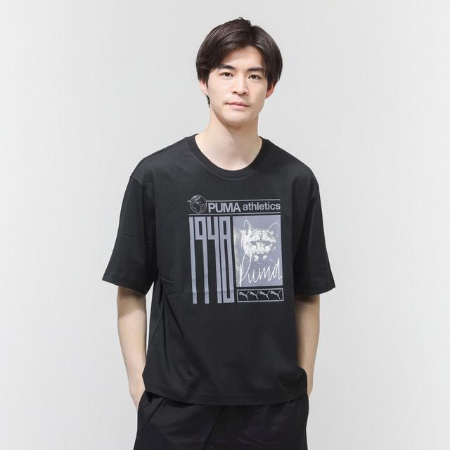 PUMA（プーマ） メンズ 半袖 Tシャツ GRAPHIC フォトプリント Tシャツ