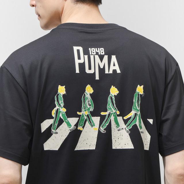 PUMA（プーマ） メンズ 半袖 Tシャツ ESS ELEVATED COOL BK PT Tシャツ